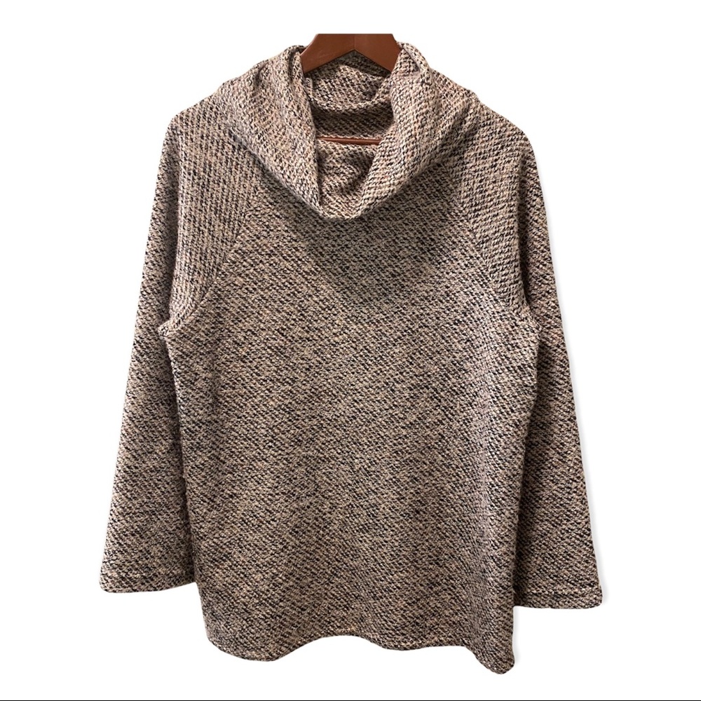 BOUTIQUE CAFFE MARRAKESH Cowl Neck Wool Sweater Chunky Oversized Size Large